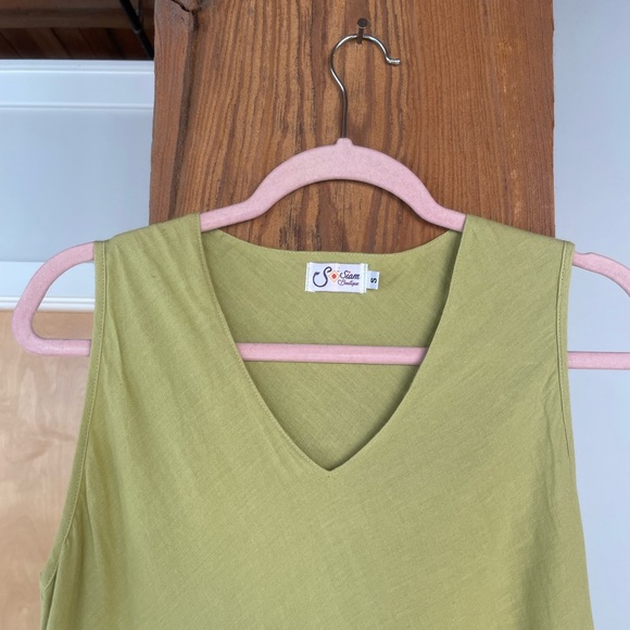 Sleeveless Dress with 2 Pockets and Lining Size Small - Picture 3 of 4